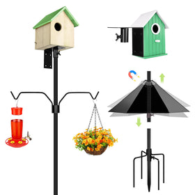 YINGYM bird house pole assembly for a stable outdoor feeding setup.