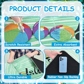 Yinhua pool doormat easy-care design simplifies cleaning after outdoor use