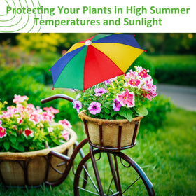 Yinkin plant umbrella alloy frame offers durable outdoor shade against breeze
