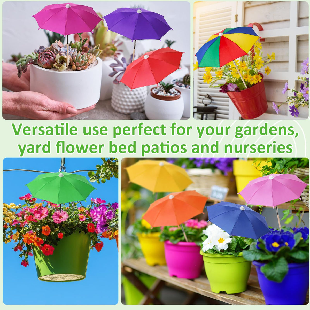 Yinkin plant umbrella bamboo skewer setup ensures quick, stable installation