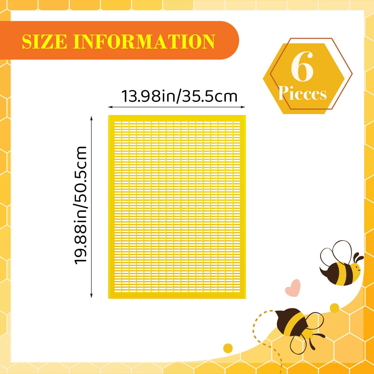 Yinkin 6-pack excluders, ready to install and reuse in hives