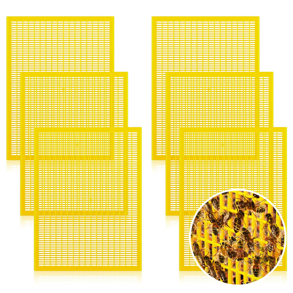 Yinkin queen excluder for 8-frame hive, durable plastic supports reliable queen separation