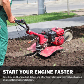 Yinlowa recoil starter on GX390 engine ensuring smooth operation