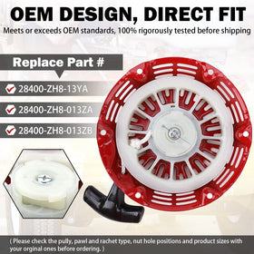 Yinlowa recoil starter for Honda GX160 enables smoother starts on engine range