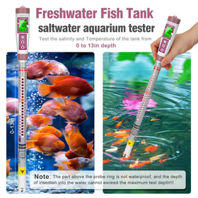 YINMIK freshwater tank salinity monitor helps maintain healthy water.