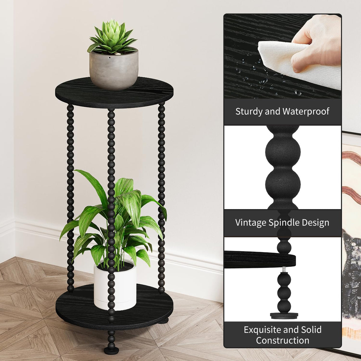 YINMIT indoor plant table doubles as a coffee table