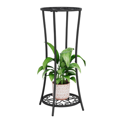 YINMIT 2-tier plant stand for vertical display on any indoor space.