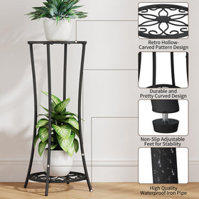 YINMIT space-saving plant holder stand frees floor space.