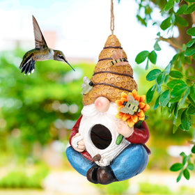 Yinns Bird House compact size suited for small yards and balconies.