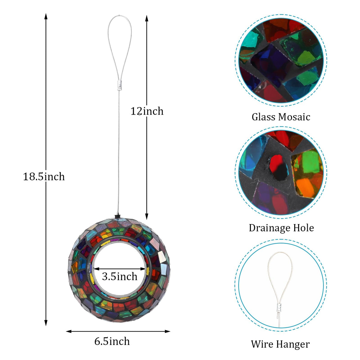 Yinns fly-through feeder allows birds easy entry and exit.