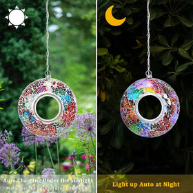 Yinns mosaic bird feeder fly-through design for easy seed access