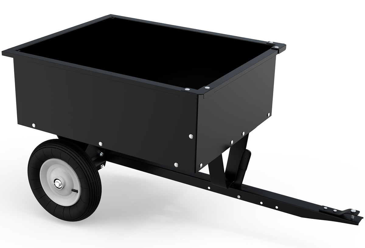 YINTATECH 350lbs dump cart with large capacity for mulch and gravel.