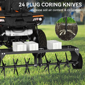 YINTATECH double tow-behind bars boost durability during heavy use.