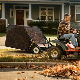 YINTATECH high-density brushes collect leaves and small debris efficiently