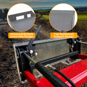 YINTATECH QAT plate side profile highlighting sturdy weld-ready surface for attachments