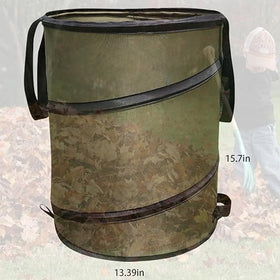 Yintrinsic shoulder-strap bag travels from yard to trash with comfort.