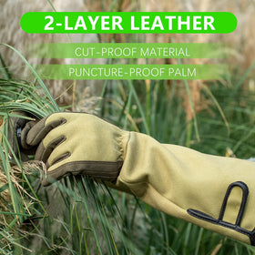 Yionaiyi rose glove features durable synthetic leather for long-lasting grip