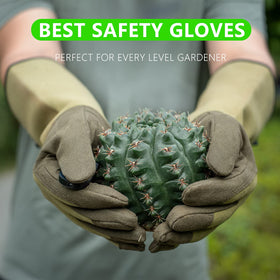 Yionaiyi rose glove with extended forearm gauntlet for forearm protection