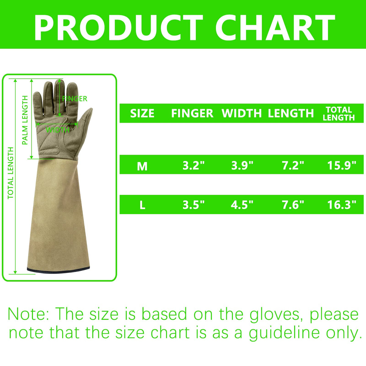 Yionaiyi rose glove protective fingertips support safe handling of sharp stems