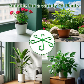 Yiqianhome indoor outdoor plastic stakes endure weather while supporting vines