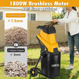 Yireal 45L collection bag keeps yard debris organized during work