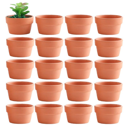 Yishang 3.5 inch terracotta pot exterior in warm tone for home decor.