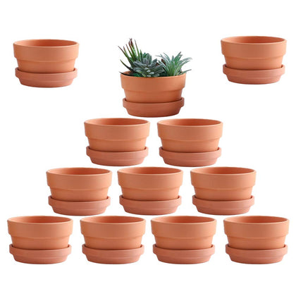 Yishang terracotta pot close-up showing durable clay for succulents