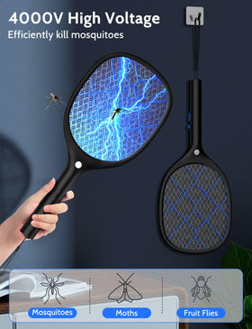 YISSVIC fly swatter shows battery indicator during charging