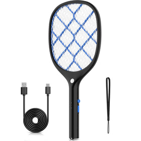 YISSVIC electric fly swatter front view for quick bug zaps