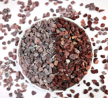 YISZM 2lb succulent gravel close-up of red stones for pots