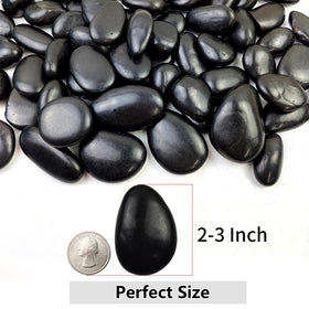 YISZM pebbles for aquarium decor with durable polish
