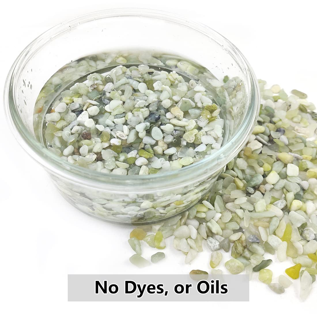 YISZM decorative pebbles add color and texture to planters and vases.