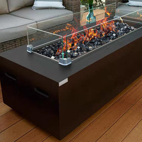 YISZM fire glass rocks suited for outdoor fire pits and features