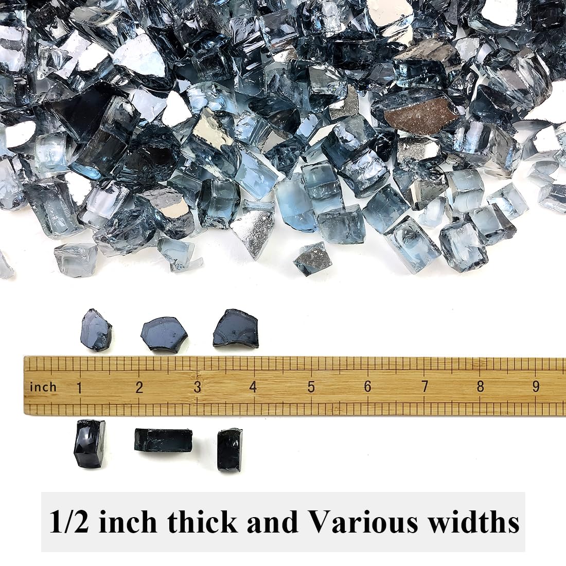 YISZM tempered glass rocks deliver durable heat resistance for pits