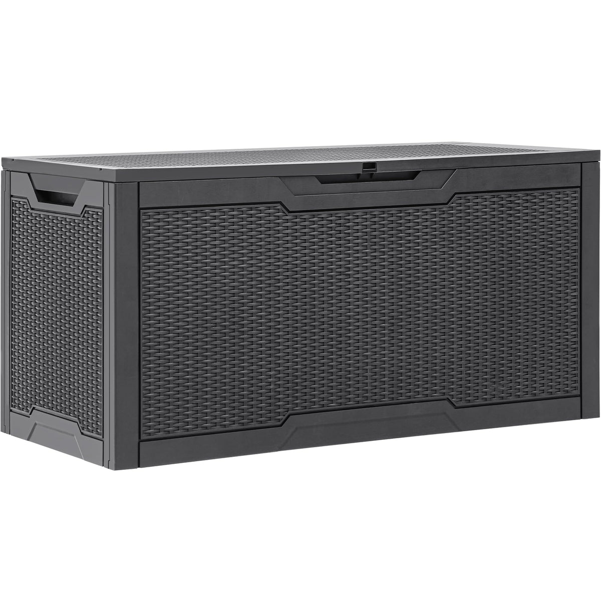 YITAHOME 100-gallon deck box interior space for cushions and tools.