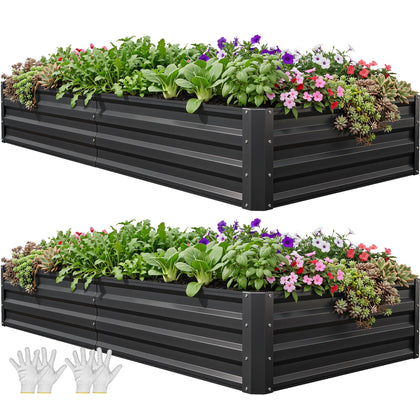 YITAHOME 6x3x1ft raised bed panel assembly for quick setup