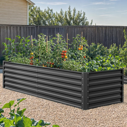 YITAHOME raised bed view, expansive planting space for vegetables