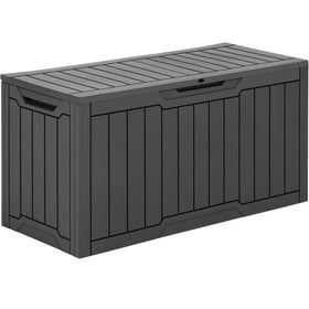YITAHOME 80-gallon outdoor storage box with roomy interior for cushions.