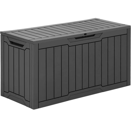 YITAHOME 80-gallon outdoor storage box with roomy interior for cushions.