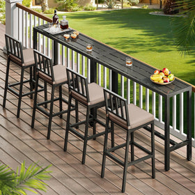 YITAHOME bar table assembly instructions simplify quick setup.