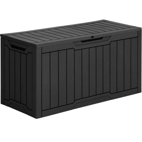YITAHOME wood-grain finish adds stylish outdoor appeal.