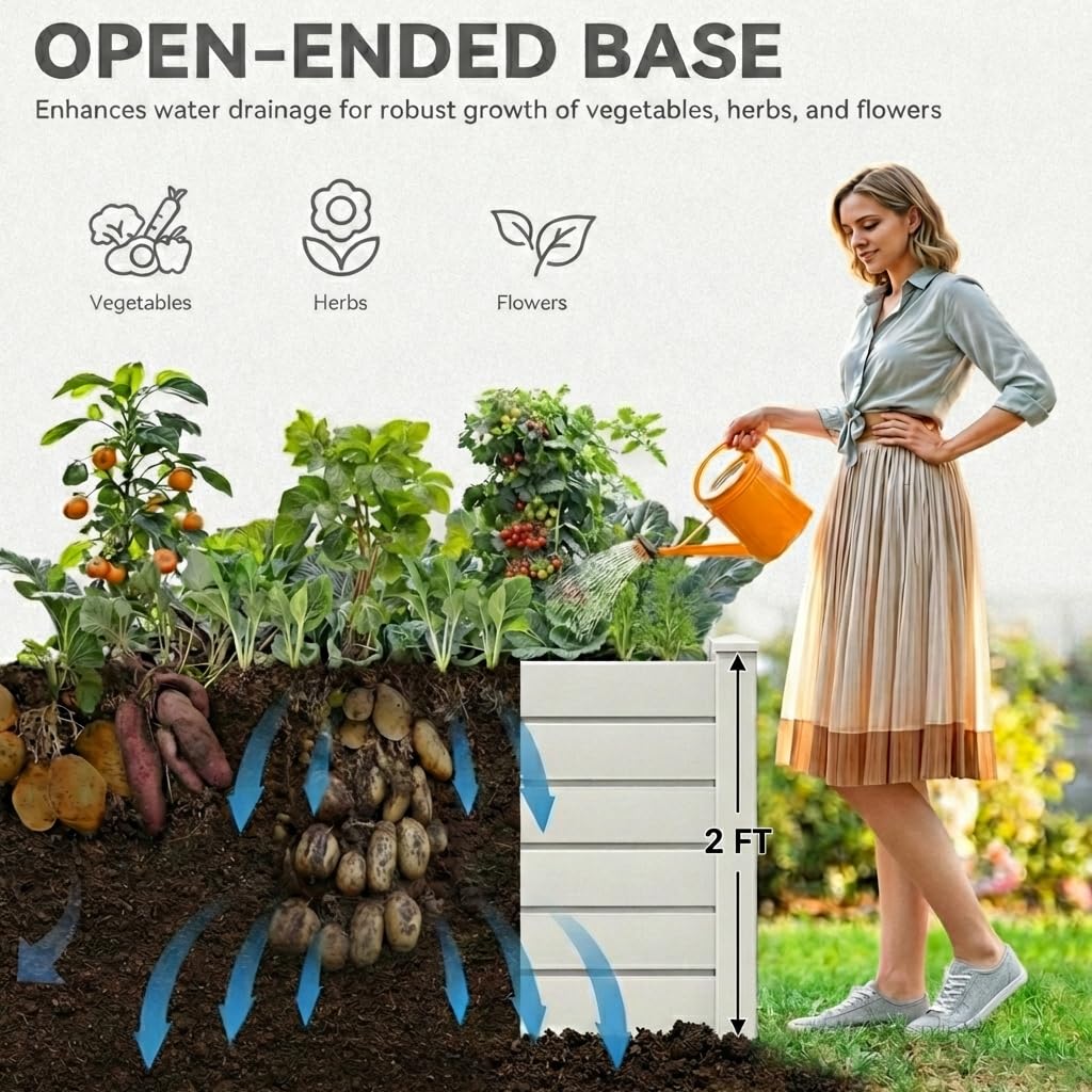YITAHOME dual-layer resin bed shows weather resistance and longevity