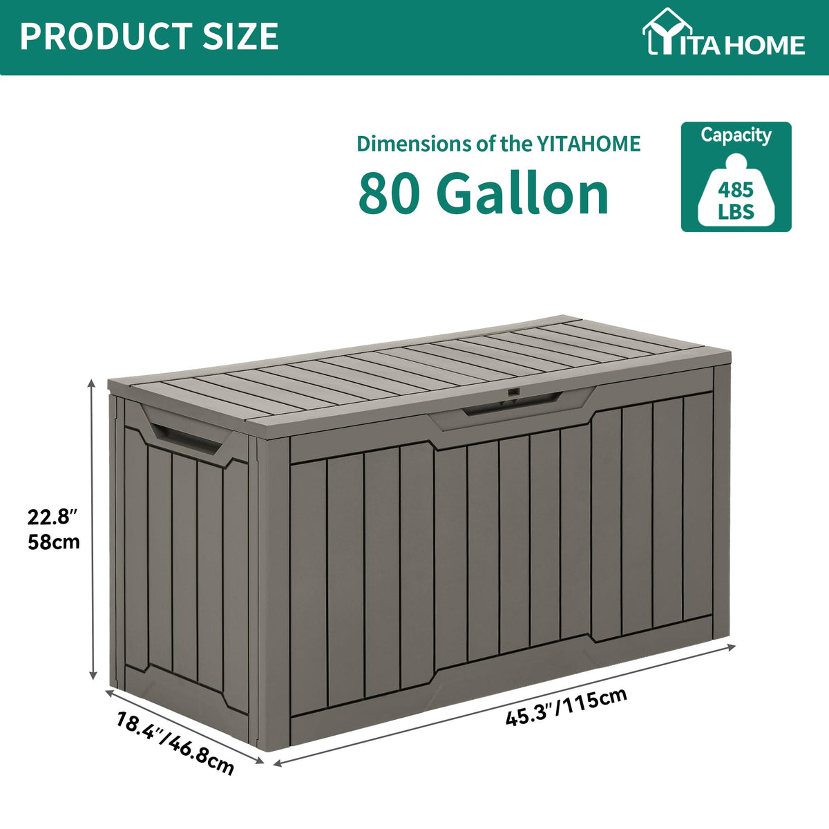 YITAHOME dual side handles enable easy relocation.