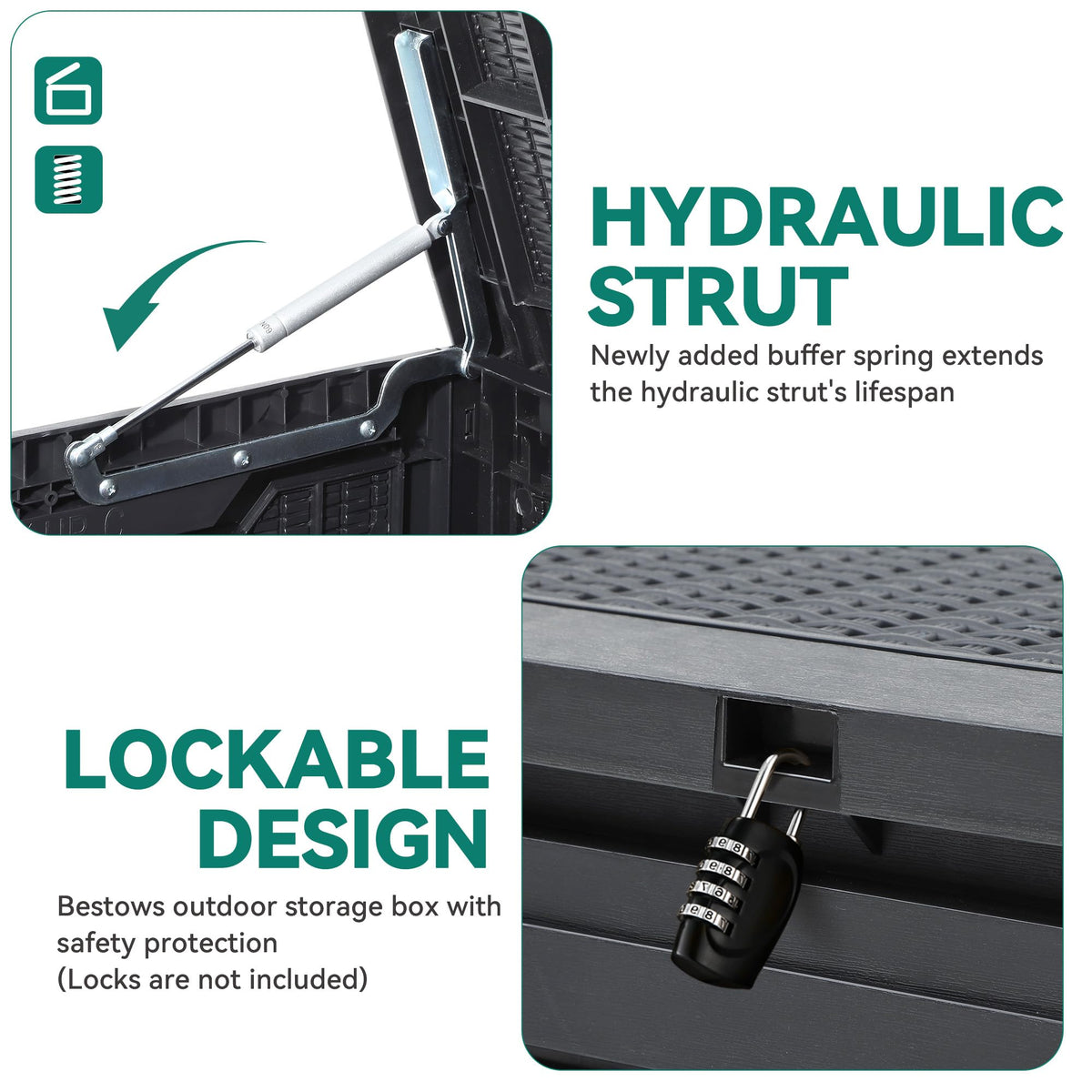 YITAHOME dual side handles for easy movement and repositioning.