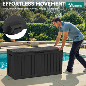 YITAHOME wheels enable effortless repositioning on decks and patios.