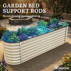 YITAHOME edge curl and rubber strip for safe gardening.