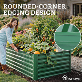 YITAHOME edge curl steel panels protect hands during setup.