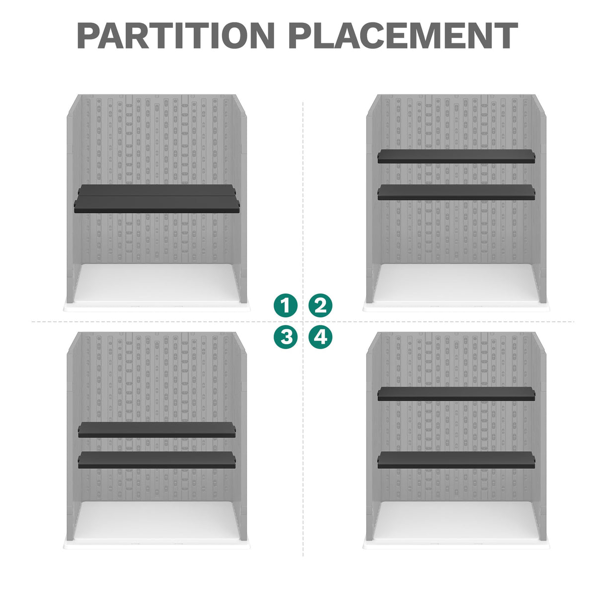 YITAHOME exterior dimensions reference for outdoor placement