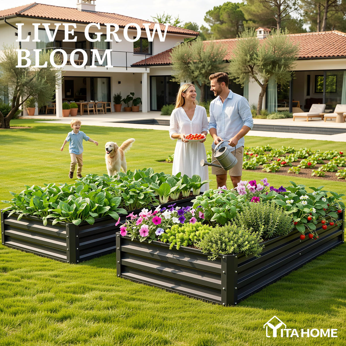 YITAHOME galvanized steel panel close-up shows durable finish