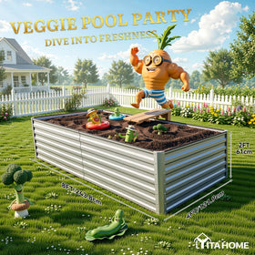 YITAHOME garden bed in use with vegetables